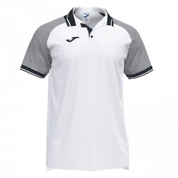 Поло Joma ESSENTIAL II бело-черное S 101509.201