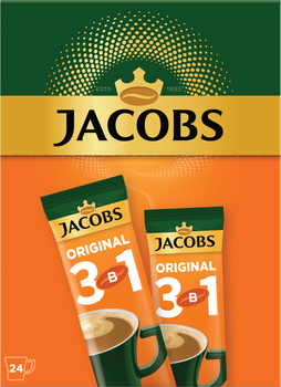 Кофейный напиток Jacobs 3 in 1 Original 24 x 12 г (4820206290465)
