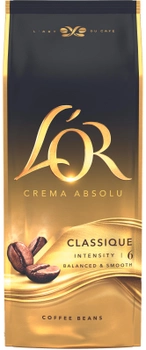 Кофе в зернах L'OR Crema Absolute Classic 1 кг (8711000400791)