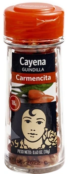 Кайенский перец чили целый Carmencita 18 г (8413700027260)