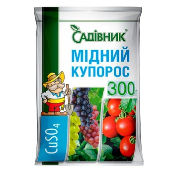 Фунгицид Садовник Медный купорос 300 г