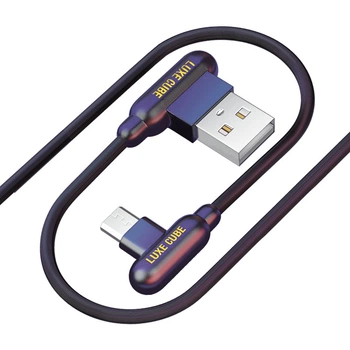 Кабель LUXE CUBE USB micro to USB GAME 1м чорний