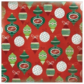 Односторонній папір від компанії Karen Foster Christmas Ornaments 30х30 см