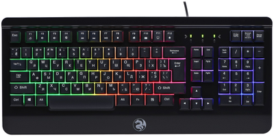 Клавіатура 2E Gaming Keyboard KG320 LED USB Ukr Black (2E-KG320UB)