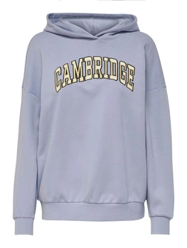 Толстовка ONLY ONLTROLLE LIFE L/S VARSITY HOOD BOX SWT XS Сиреневый 15250215-Cosmic Sky-Print:CAMBRIDGE