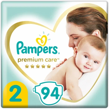 Подгузник Pampers Premium Care Mini Размер 2 (4-8 кг), 94 шт (8001841104911)