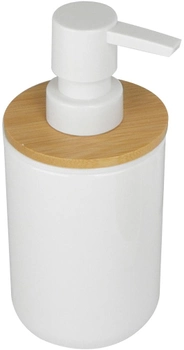 Дозатор для жидкого мыла RJ Poznan RJAC025-03WO белый/дерево
