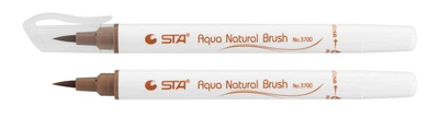 Маркер-пензель акварельний STA 3700 Aqua Natural Brush 3700 горіховий 10 шт. (STA3700-49)