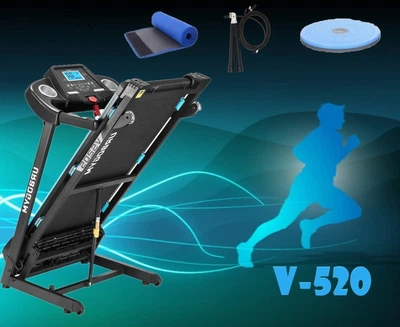 Беговая дорожка Urbogym V520 + скакалка + пояс для похудения+твистер