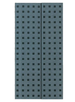 Записник Paper-Oh Quadro B6.5 / Лінійка Сірий на Чорному (9781439790748)