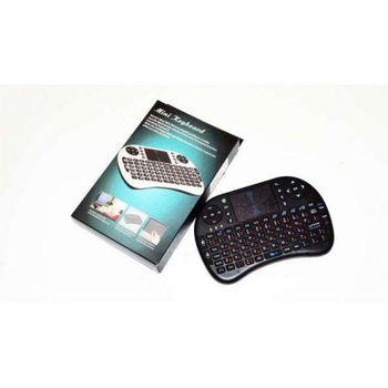 Бездротова клавіатура з підсвічуванням MHZ MWK08/i8 LED Touch Black (L21421)