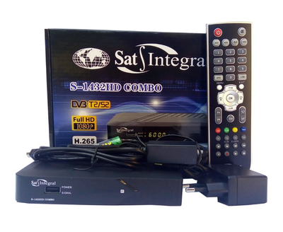 Спутниковый комбинированный ресивер Sat-Integral S-1432 Combo HD Dolby Digital