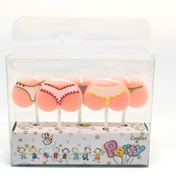 Свечи для торта Petit Candles, фигурные "Попки", набор из 5 шт.