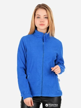 Толстовка на молнии утепленная на флисе без капюшона женская Sol's North Women 54500241 XL Синяя (3660731209706)