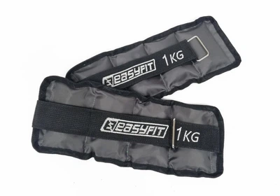 Утяжелители для ног и рук с металлом EasyFit Metal 1 кг (пара)