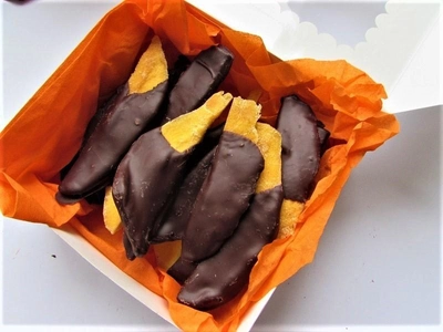МАНГО сушеный в темном шоколаде TRUFFLE BRO , 350 грамм