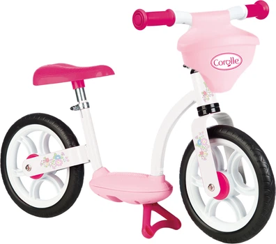 Rower biegowy dla dzieci Smoby Toys Corolle Różowo/Biały (770125) (3032167701251)