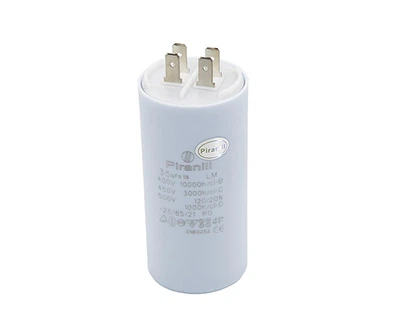 Конденсатор CBB60 35 мкФ 450V(45.5x95 мм), с клеммами (Piranil)