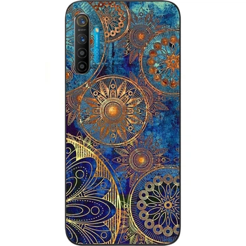Силиконовый чехол бампер Amstel для Realme XT с картинкой Круги винтаж