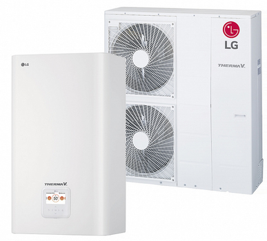 Наружный и внутренний блок теплового насоса LG HU143.U33 + HN1639 NK3 (3ф)- 14кВт