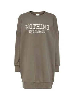 Толстовка ONLY ONLDORA LIFE KNOW/NOTHING L/S BOX SWT M Бежевый 15246770-Walnut-Print:NOTHING