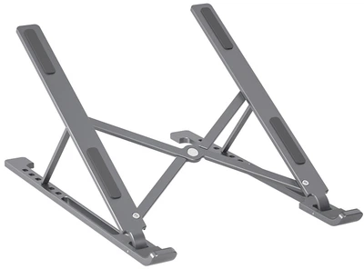 Металлическая подставка для ноутбука STR Aluminum Laptop Stand (X3) - Space Gray