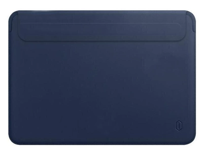 Кожаный чехол-папка WIWU Skin Pro 2 for MacBook Pro 13 (2016-2022) | Air 13 (2018-2020) | Air 13.6 (2022) M2 - Blue