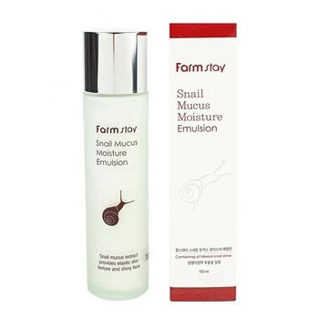 Восстанавливающая эмульсия с муцином улитки Farm Stay Snail Mucus Moisture emulsion 150 мл