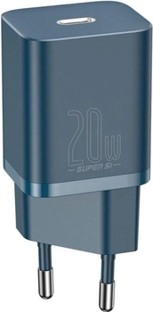 Сетевое зарядное утройство Baseus Super Si Quick Charger 1C 20W EU Blue (CCSUP-B03)