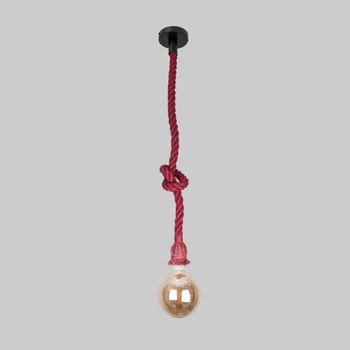 Люстра LEVISTELLA Rope подвесная красная
