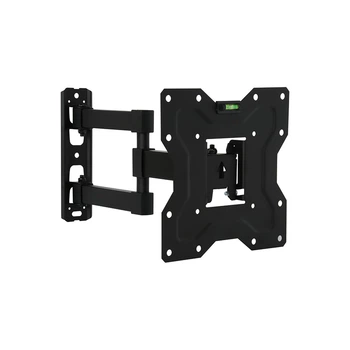 Кріплення для ТВ та моніторів 15–42" VESA 100x100–200x200 Walfix R-354B поворотно-похиле до 35 кг чорне