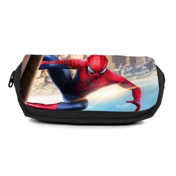 Школьный пенал Человек Паук 04 органайзер универсальный (Spiderman-04-black) черный