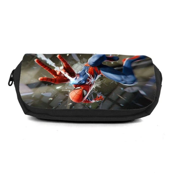 Школьный пенал Человек Паук 025 органайзер универсальный (Spiderman-025-black) черный