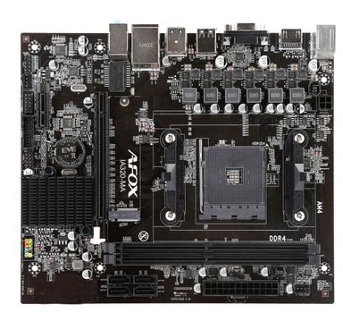 Материнська плата AFOX A320-MA (sAM4, AMD A320) mATX Bulk (6789688)