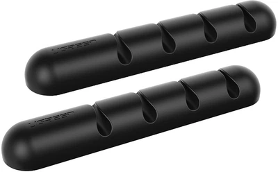 Органайзер для кабелей Ugreen LP114 Cable Organizer (2 Pack) Black (30762)