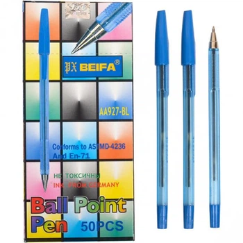 РУЧКА ШАРИКОВАЯ 927 BEIFA СИНЯЯ BEIFA (145706087)
