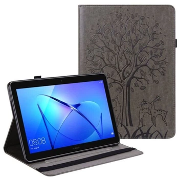 Защитный чехол Deexe Tree Print для Realme Pad 10.4 - Grey