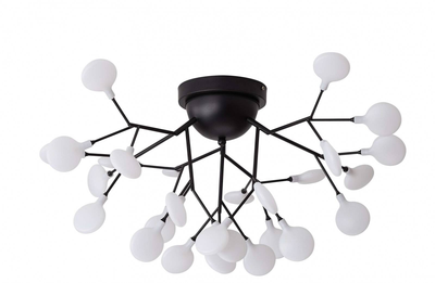 Люстры wunderlicht mf3512-427b черный 4000 k нейтральный светодиоды (led)