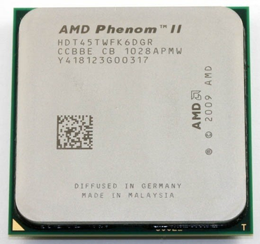 Процесор AMD Phenom II X6 1045T 2.70GHz/6MB/2000MHz (HDT45TWFK6DGR) sAM3, tray