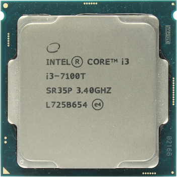 Процесор Intel Core i3-7100T 3.40GHz/3MB/8GT/s (SR35P) s1151, tray