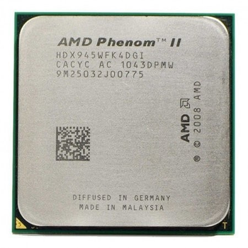 Процесор AMD Phenom II X4 945 3.00GHz/6MB/2000MHz (HDX945WFK4DGI) sAM3, tray