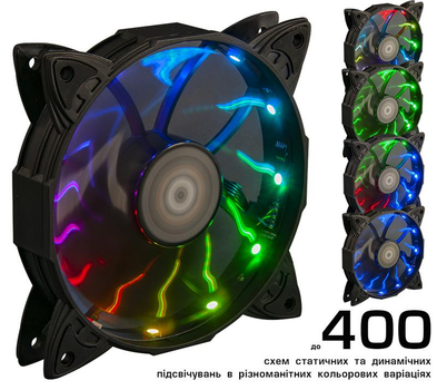 Вентилятор Frime Iris LED Fan 12LED Auto Effect (FLF-HB120AUTO12)