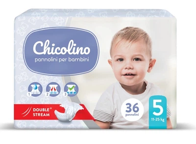 Детские подгузники Chicolino 5 11-25 кг 36 шт