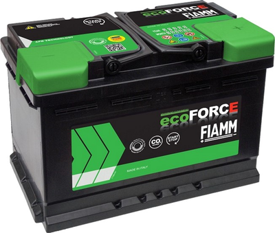 Автомобильный аккумулятор FIAMM EcoForce AFB (TR740) (-/+) 12V 80Аh (740A) (7906196)