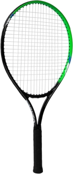 Алюминиевая теннисная ракетка для большого тенниса 27 дюймов Torneo Черный с зеленым
