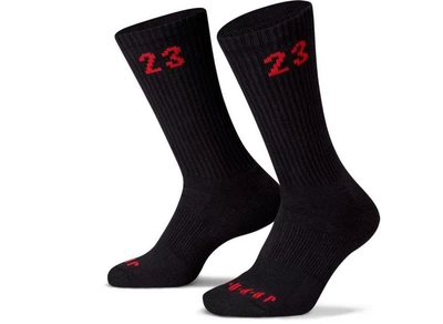 Баскетбольні шкарпетки(3 пари) Jordan Essentials Crew Socks (3 Pairs)(DA5718-011) XL Чорний