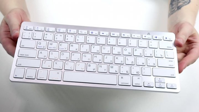 Беспроводная Bluetooth клавиатура Keyboard X5 ART-3710 Белая