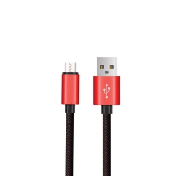 Кабель USB EVOC Denim Micro USB 2A/1m Red vs Black