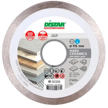 Алмазный диск Distar по керамике 115x1,4x10x22,23 мм (11115048011)
