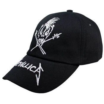 Бейсболка Talisman METALLICA 1 лого+слово Черный (RB022)